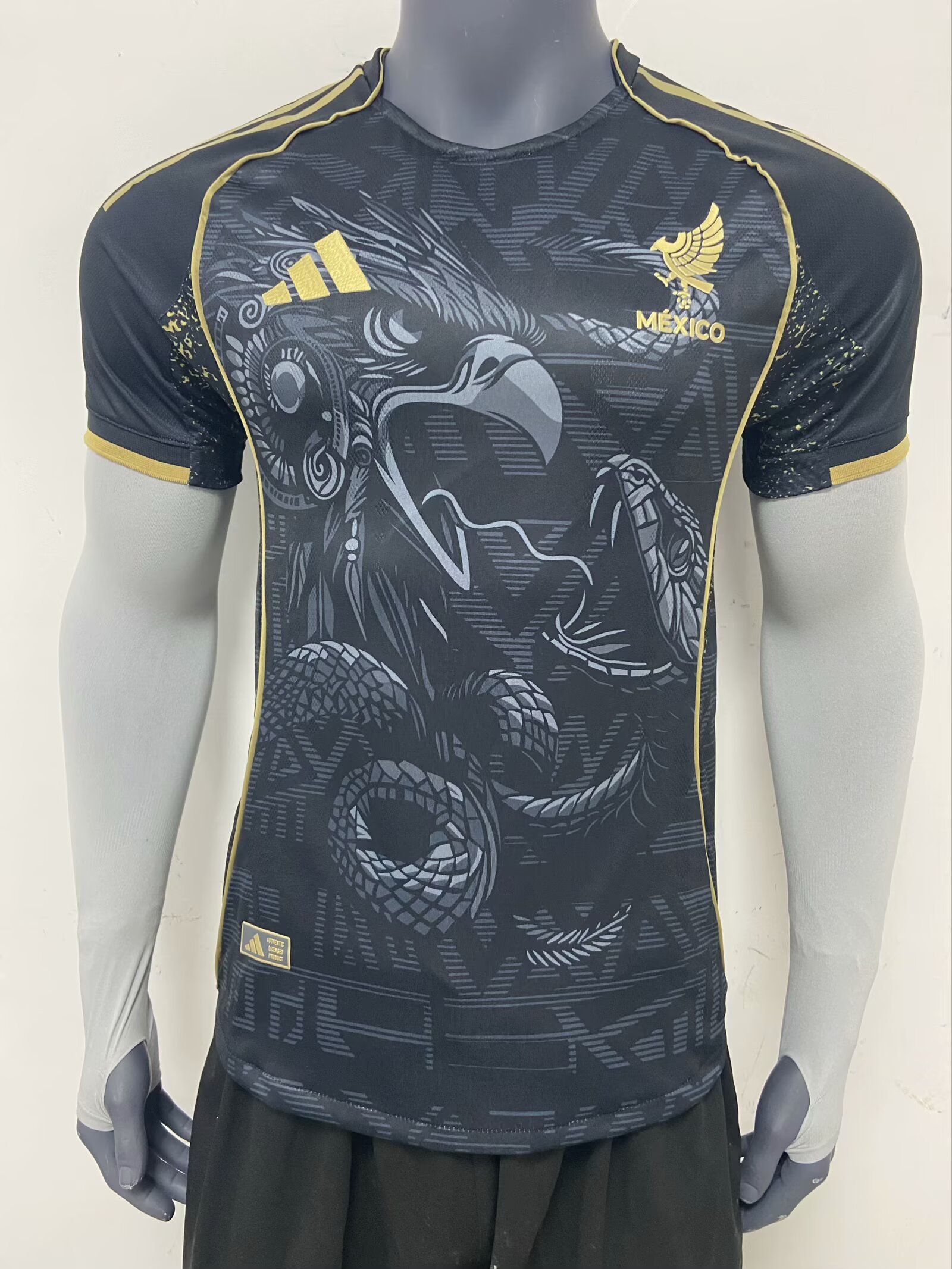AAA Quality Mexico 25/26 Special Black/Golden Jersey(Player)